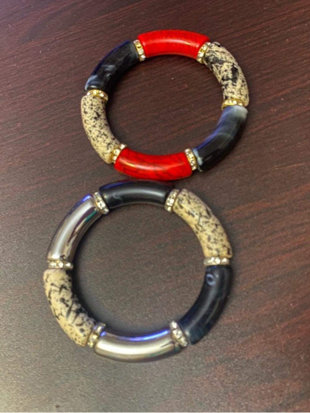 Handmade women’s bangles acrylic bracelet